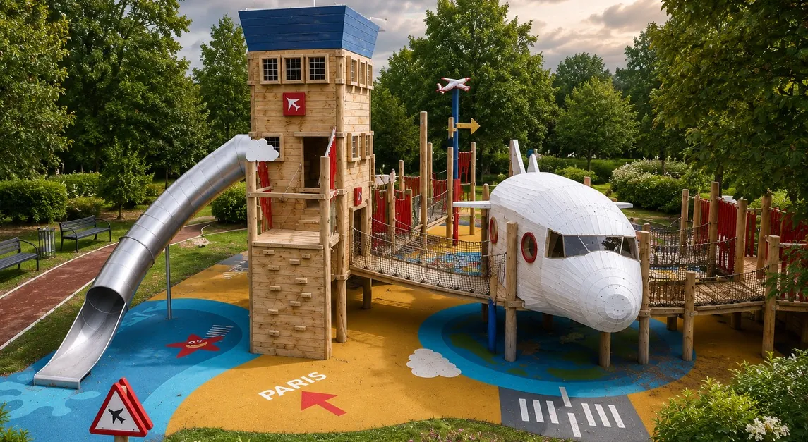 Le rendu de l'aire Aéroport
