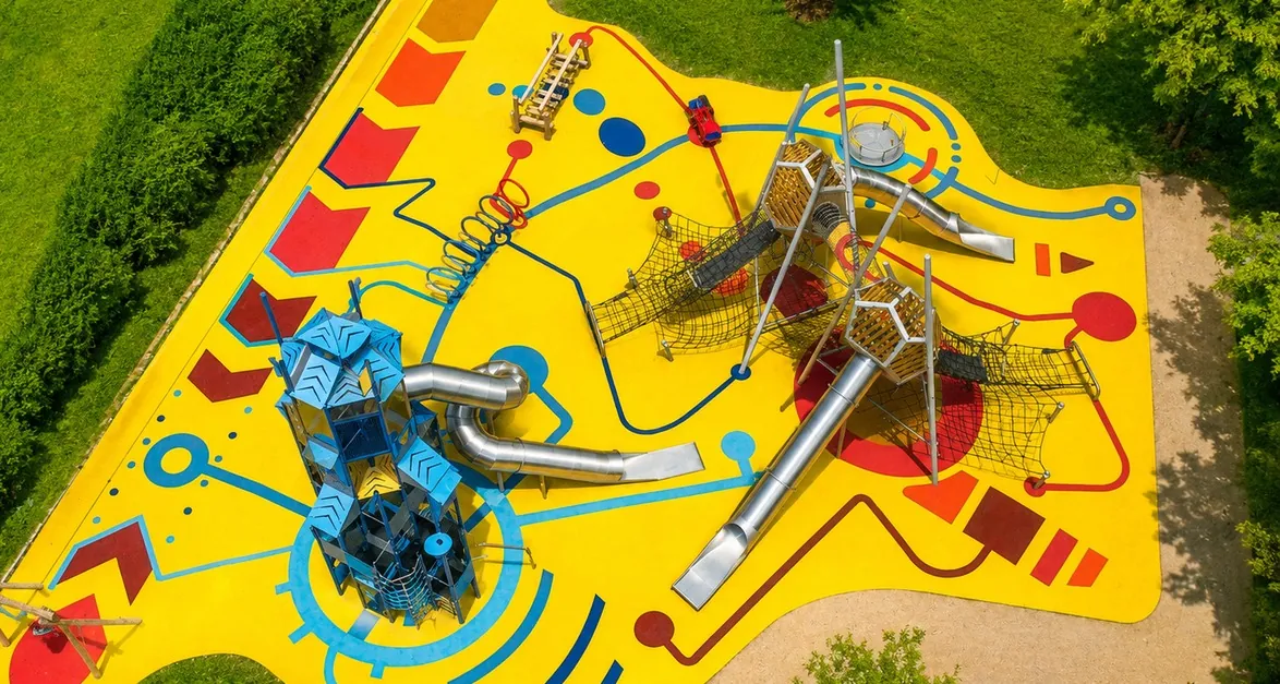 Le rendu de l'aire Électro ludique